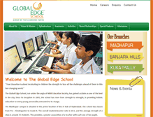 Tablet Screenshot of globaledgeschool.com